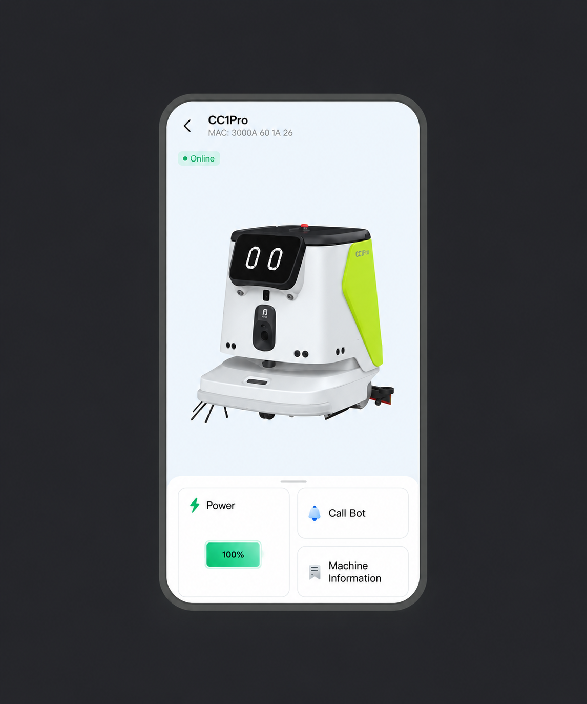 App di gestione del robot